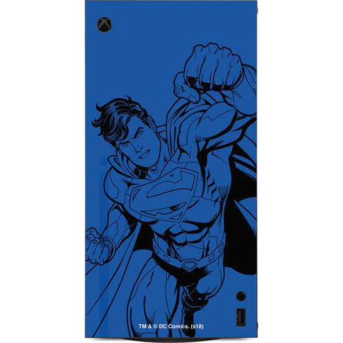 DC Comics Superman Comic Pop XBox Series X Digital Edition Console Skin